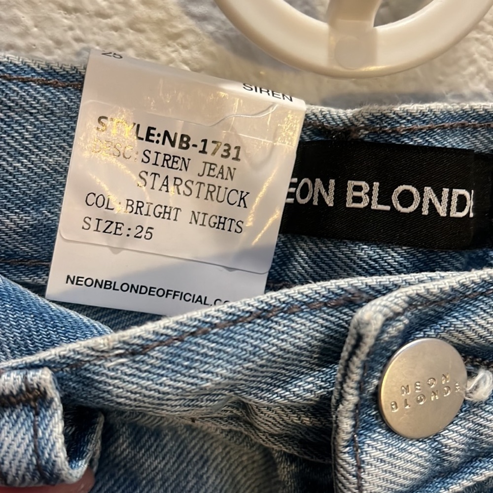 NWT Neon Blonde Siren Starstruck Jeans - Picture 11 of 11